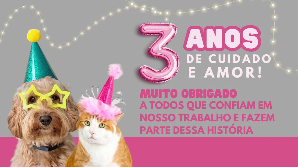 Aniversario 3 anos
